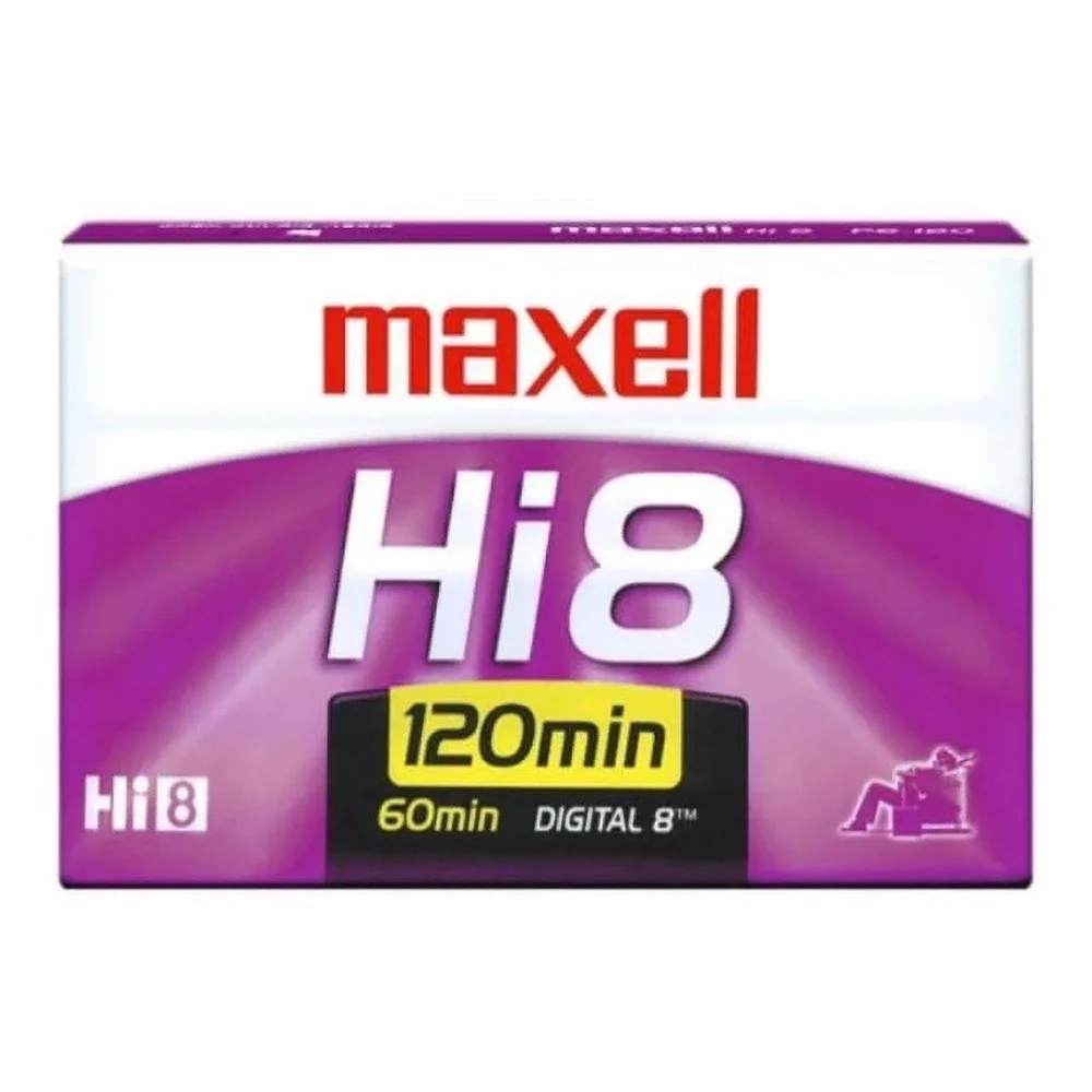 Sealed! Maxell Hi8 120 Minute Blank Videocassette Tape PG 120 Digital 8 Lot of 3